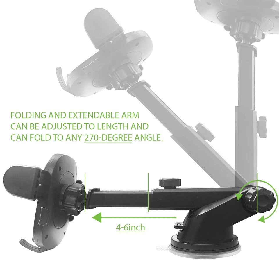 Dashboard Phone Mount, Reusable Suction Cup Dashboard Phone Holder - Image 4 of 4