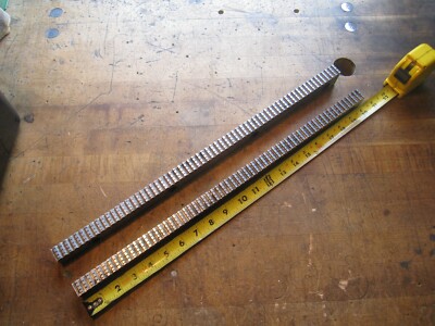 TY MILES E-4384 3/4'' 2pc machine keyway broach 40'' Lng approx. 0.951-1.307'' dpth