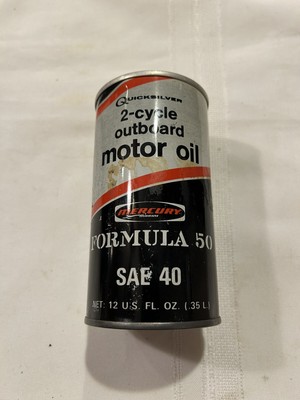 Mercury Formula 50 SAE 50 2 Cycle Motor Oil Sealed Can