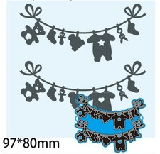 Metal Cutting Dies Baby Scrapbooking DIY Album Paper Card Craft Embossing Stenci