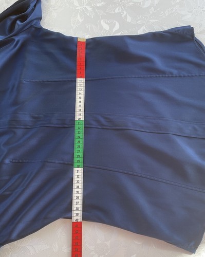 Hugo Boss Damen Bluse Barima1 94% Seide 6% Elastan blau Größe 38 Langarm elegant - Bild 15 von 23