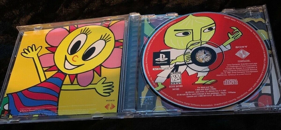 PaRappa the Rapper SONY PlayStation 1 PS1 PSX Um Jammer Lammy PRISTINE NEW MINT - Image 3 of 4