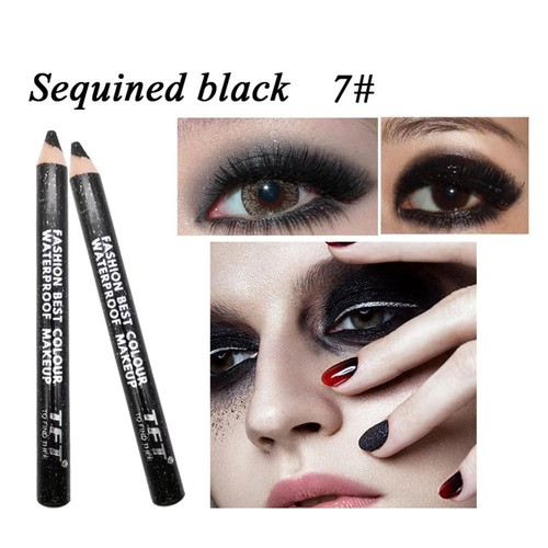 Pencil with Sharpener Eye Shadow&Liner Pen Highlighter Pigment Matte Waterproof - Picture 17 of 18