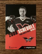 Philadelphia Wings 2008 Pocket Schedule - Pro Box Lacrosse