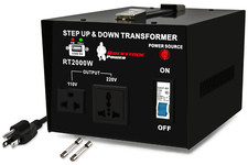 ROCKSTONE POWER Step Up/Down Voltage Converter 1000W-5000W 110V/220V Transformer