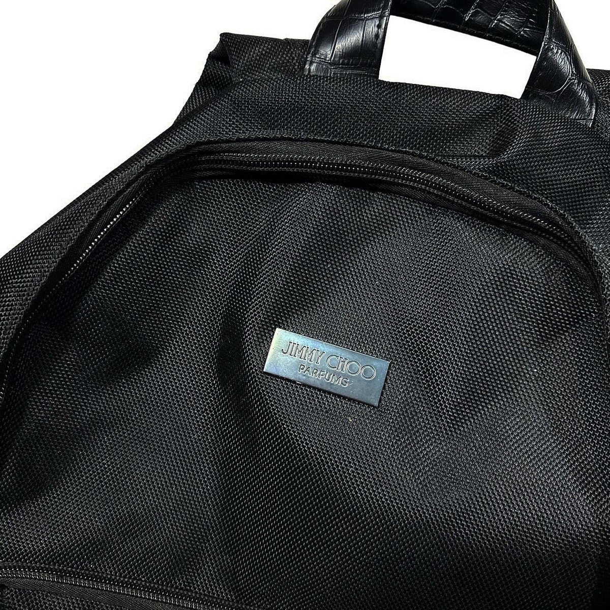 Jimmy Choo Parfums Black Back Pack Jimmy Choo Canvas Backpack - Black Backpacks, Handbags  main image 2