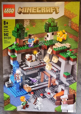 ぐし LEGO Minecraft The First Adventure 21169 - NEW in Sealed Box NIB