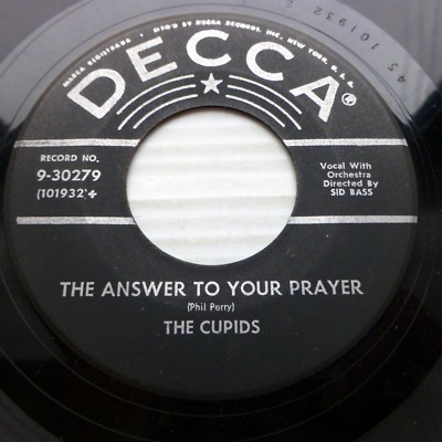 CUPIDS Original VG++ DECCA 7'' 45RPM Single First Pressing
