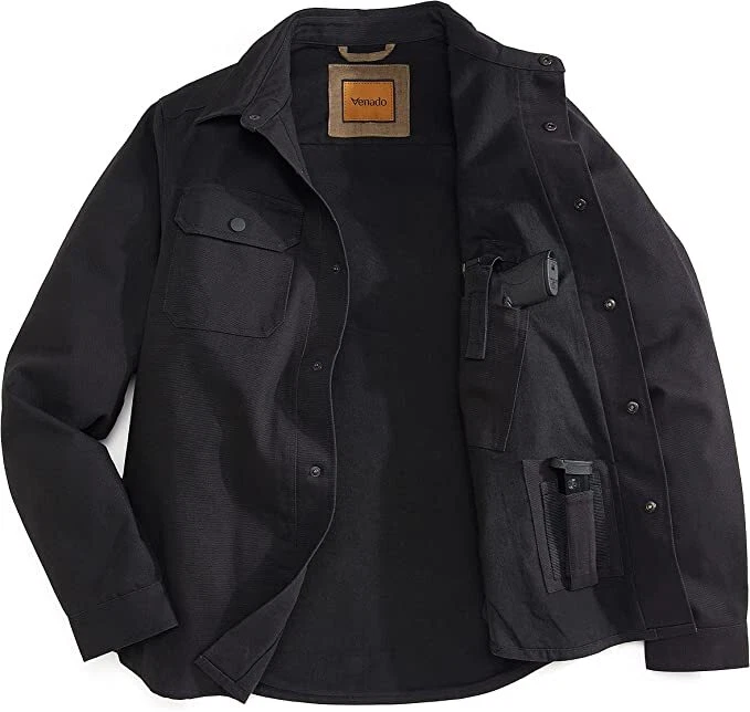 Jacket top with holster