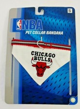 NBA Basketball Pet Collar Bandana Dog Cat - Chicago Bulls - Small -NEW 