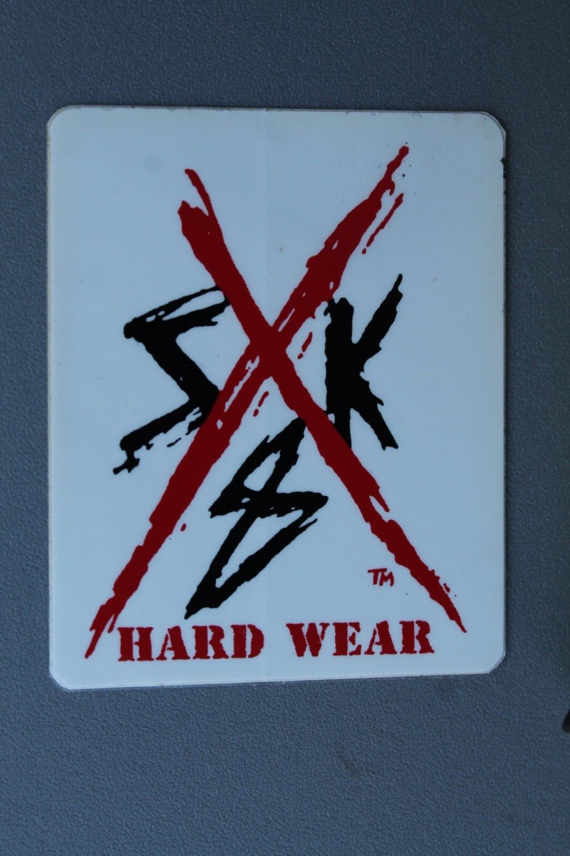 Sk8 Hard Wear Clothing Punk Graffiti Original Z69B Vintage