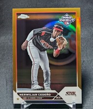 Nerwilian Cedeno Gold Refractor /50 Prospect Rookie 2023 Topps Pro Debut #132