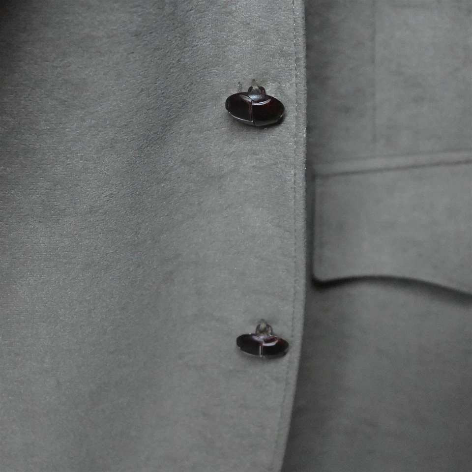 Pagano West USA Made 54R Light Brown Faux Suede Western Yoke 2 Button Blazer - Image 2 of 4