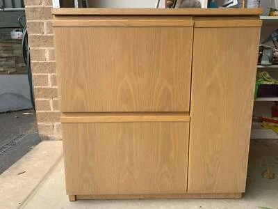 Tasmanian Oak Corner Filing Cabinet Cabinets Gumtree Australia