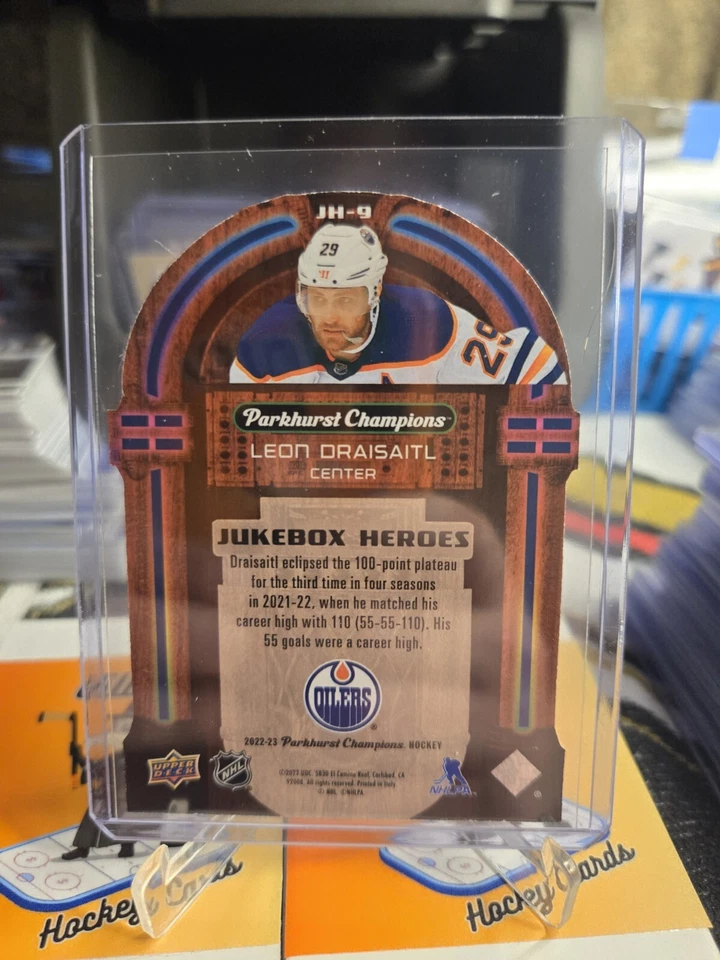 2022-23 Parkhurst Champions Jukebox Heroes #JH-9 Leon Draisaitl - Image 2 of 2