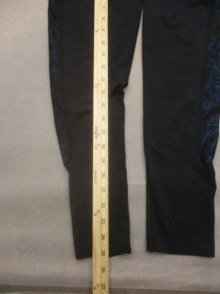 Pantalones deportivos REEBOK talla XL (18-20) para niñas NEGROS cintura elástica cremallera bolsillo 161 Foto 4 de 4