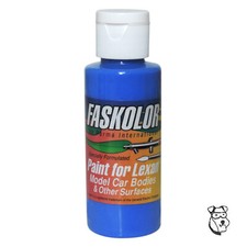 FASKOLOR 40106 FLUORESCENT BLUE Airbrush Paint RC Body Car Truck - PARMA