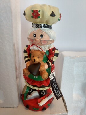 Hershey's 1999 World Collectible Mrs Claus Elf Kurt Adler Merry Christmas 