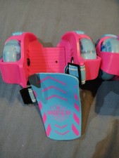 Madd Gear Rollers Light -up Heel PINK Roller Skates Fits Most Shoes Glow Roll