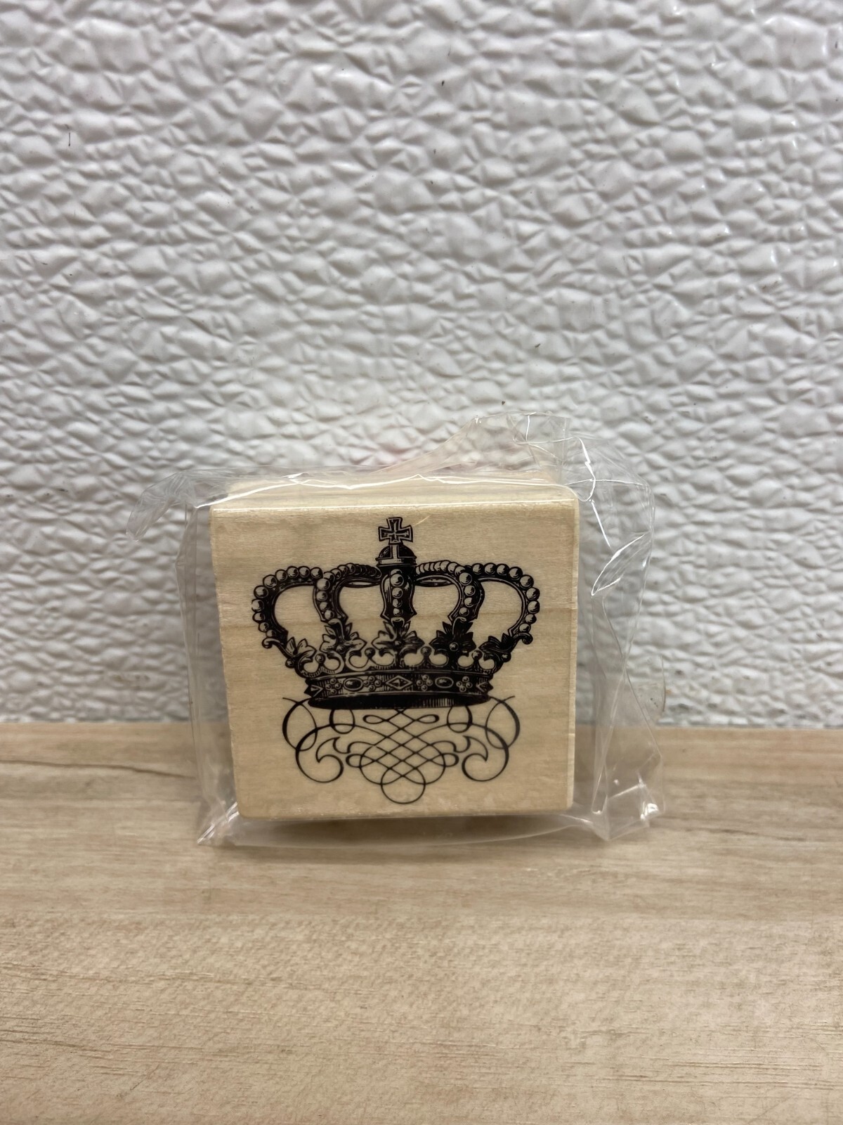 Michaels Royal Crown Wood Mounted Rubber Stamp