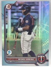 2022 Bowman 1st Edition Misael Urbina Sky Blue Foil #BPPF-86
