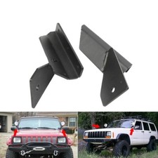 Pair Lower Windshield Led Light Bar Mount Bracket For Jeep Cherokee Xj 1984-2001 Pair Lower Windshield Led Light Bar Mount Bracket For Jeep Cherokee Xj 1984-2001