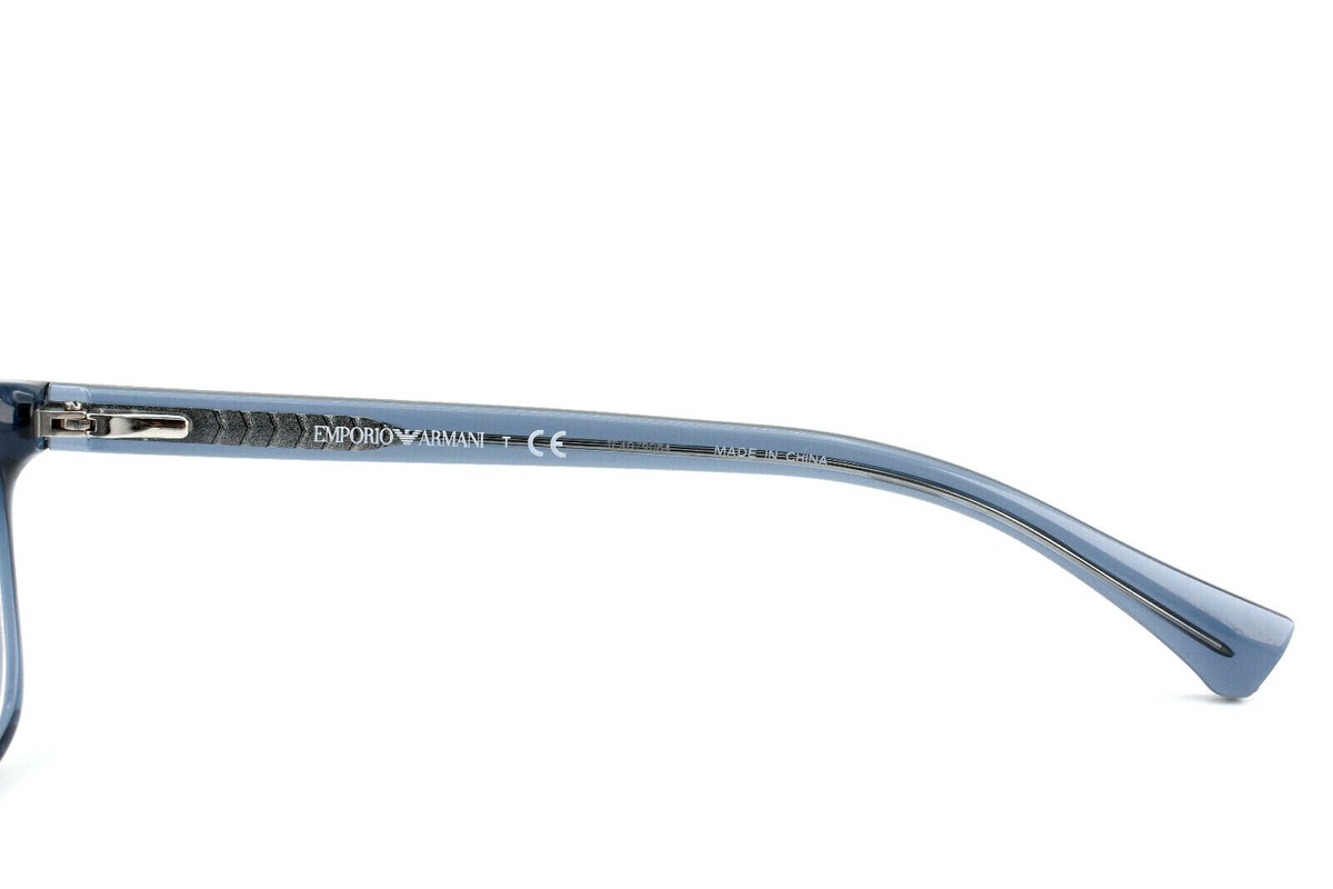 Eyewear Emporio Armani EA 3064 (5373) Emporio Armani Eyeglasses Frame EA 3064 5373 Blue Men Women  main image 3
