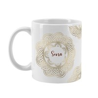 Mandala Tasse Mit Name Zu Ramadan | Eid Al-Fitr | Eid Al-Adha | Personalisierbar