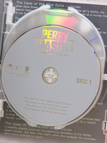 32xDVD Set Perry Mason Seasons 1-4 2006-2009 Paramount - Picture 17 of 18