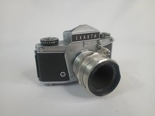 EXAKTA VX1000 35MM SLR Camera Jena T 1:2,8 f 50 Nr.4648041 East Germany Vtg