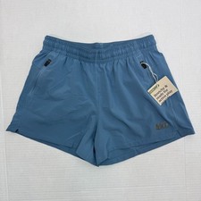 REI Active Pursuits Shorts Kids Medium Athletic Play Outdoor UPF Blue NEW Girls