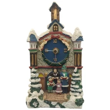 House Of Lloyd Musical Carolers Clock Christmas Around The World Working Vintage