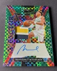 2024-25 Select Bennedict Mathurin X-Factor Green Checkerboard Auto Patch /5