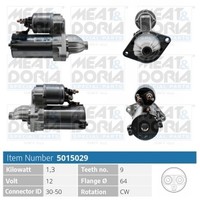 Anlasser Starter Meat & Doria 5015029 12V FüR Opel Combo GroßRaumlimousine X12
