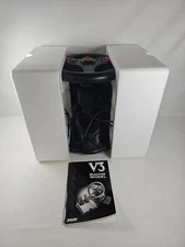 InterAct V3 Racing Steering Wheel & Pedals for PC DOS/Windows Gaming Black