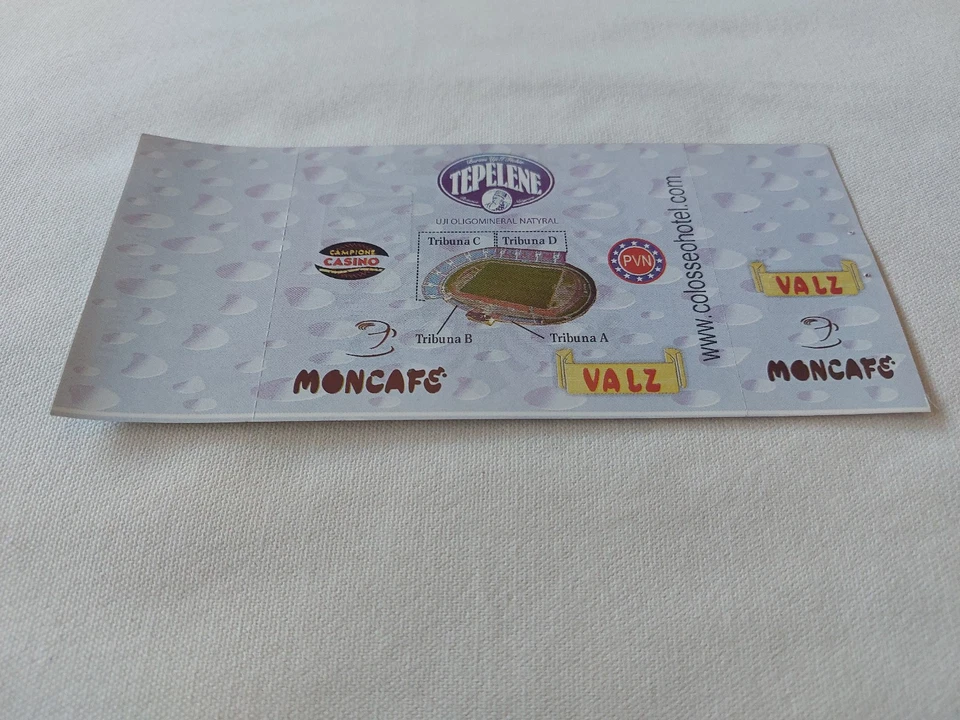  RARISSIMO BIGLIETTO VLLAZNIA NAPOLI UEFA CUP 2008-09 STADIO BORICI  14-8-2008 - Immagine 2 di 2