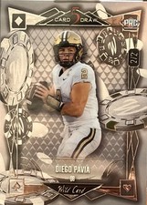 2025 Wild Card Diego Pavia Auto 2/2 Jersey Match Vanderbilt QB SSP