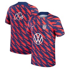 Nike USMNT USA Academy Pro Pre-Match Top Soccer Jersey Mens XL Navy Red NWT
