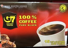 Trung Nguyen G7 Pure Black Instant Coffee - 2gr/sachet x 15 sachets/box 
