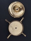 Vtg Marine Thermometer Brass - Made In France Desktop Paperweight Ships Wheel — photo 3