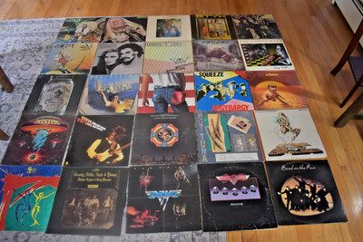 Lot of 25 CLASSIC ROCK LP's 1970's & 80's