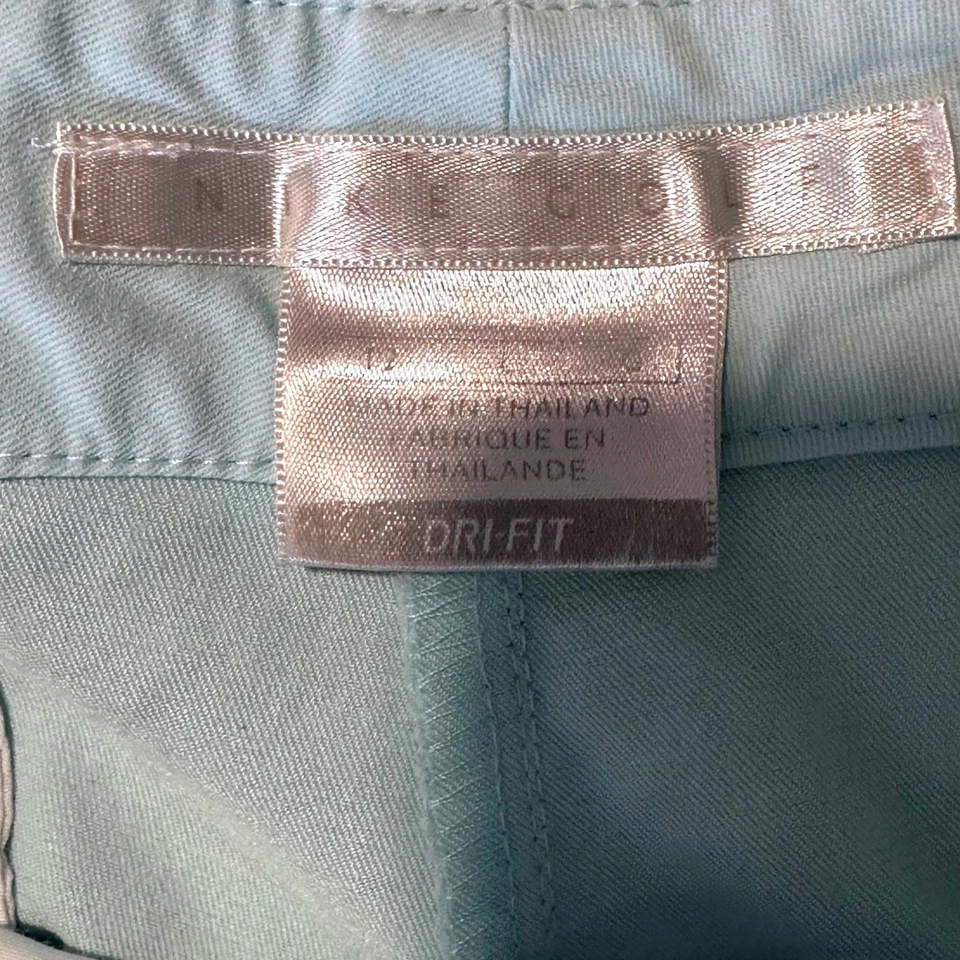 Shorts Nike Golf Dri-FIT atlético casual bolsos azul claro tamanho 12 L - Imagem 4 de 4