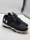 Under Armour Youth Baseball Cleats Shoes 1Y Black White 3026607-001 Boys Kids