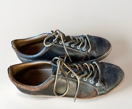 Thursday Boot Co. Premier niedrige Turnschuhe abgenutztes Leder braun Herren Gr. 12 - Bild 1 von 9