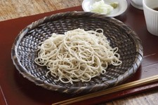 Black Bamboo Soba Zaru (Togakushi Style), approx. 24cm dia.