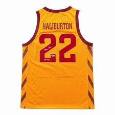Tyrese Haliburton Signed Autographed Iowa State Cyclones Jersey Beckett BAS
