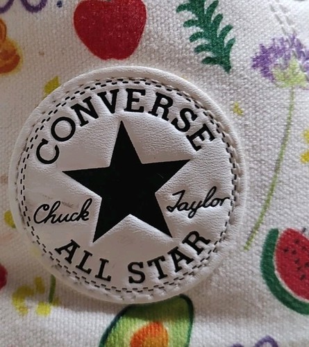 Converse Chuck Taylor All Star High Festival Smoothie Fruits Flowers Womens 9 - Picture 5 of 10