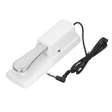 Sustain Pedal, Universal Keyboard Sustain Pedal with 1/4in 6.35mm Input Plu...