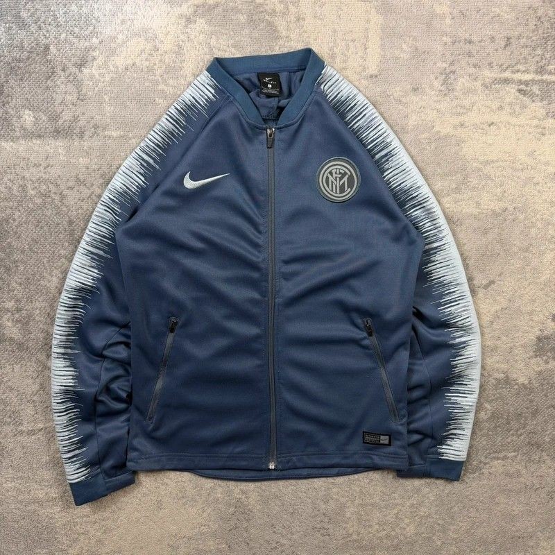 Nike Inter Milan Tracksuit Jacket Men’s Small Embroidered Logo