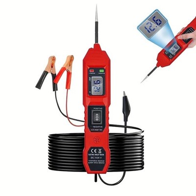 Power Circuit Probe Tester, 6V-24V DC Automotive Car Electric Fuse & Red